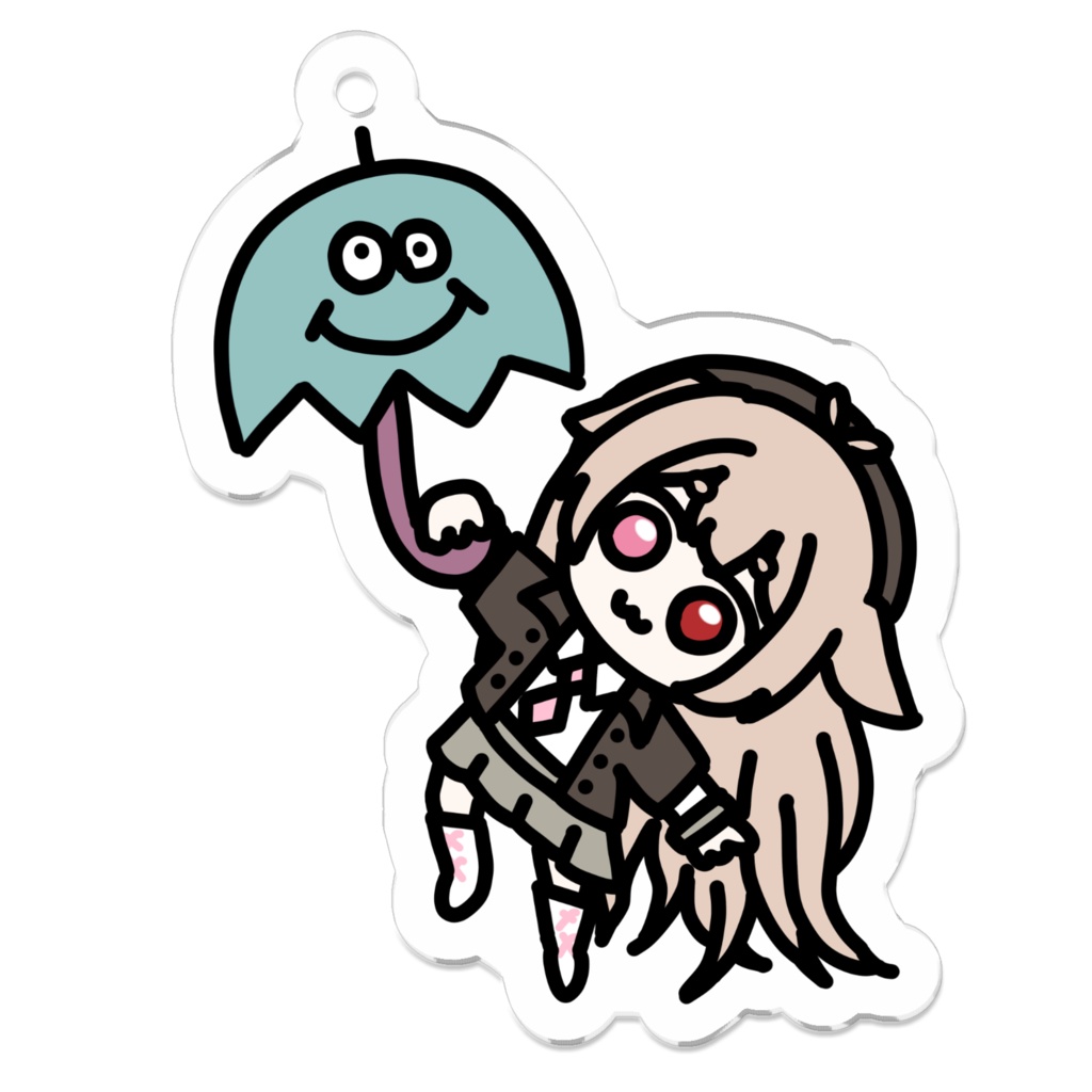 【ゆづき みぃ】傘教徒キーホルダー