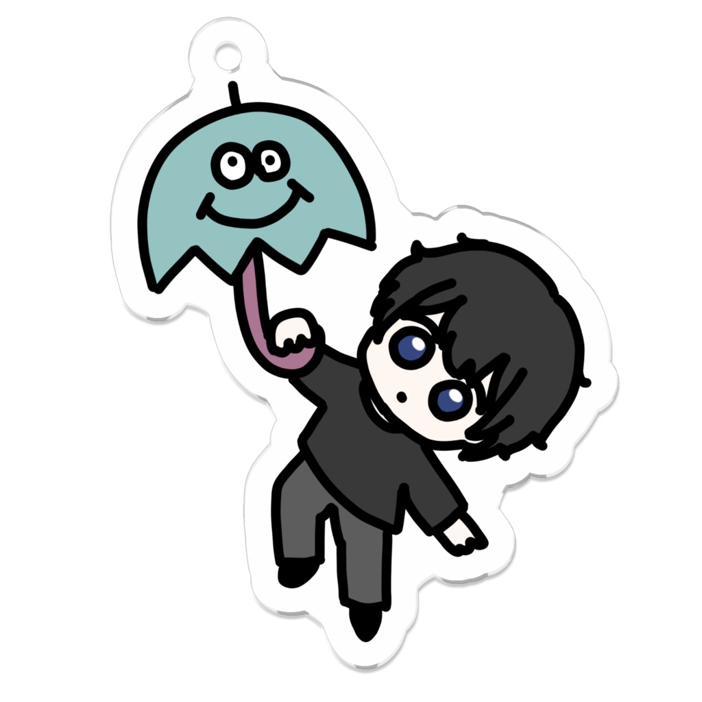 【すす.】傘教徒キーホルダー