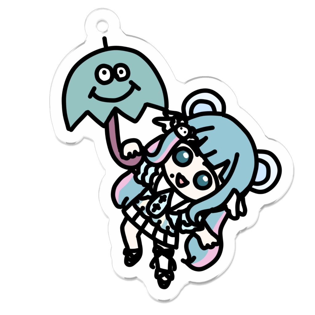 【あむ】傘教徒キーホルダー