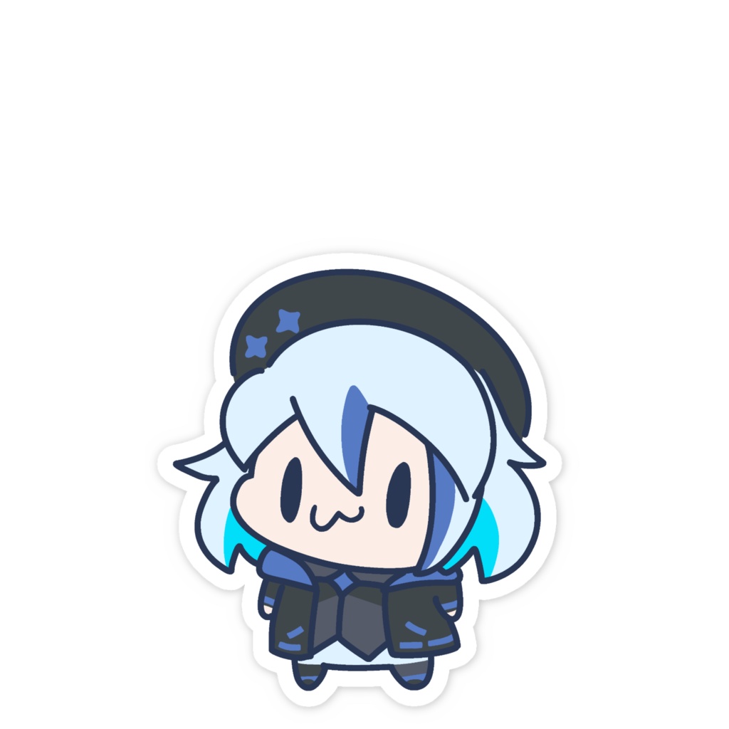 【受注生産】ちびぃめぐる【スマホステッカー】