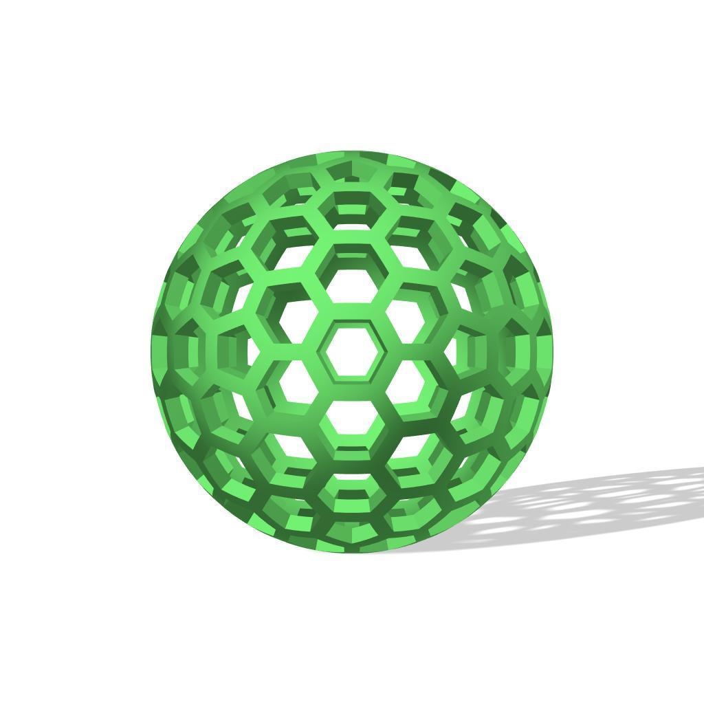 ハニカム構造の球体