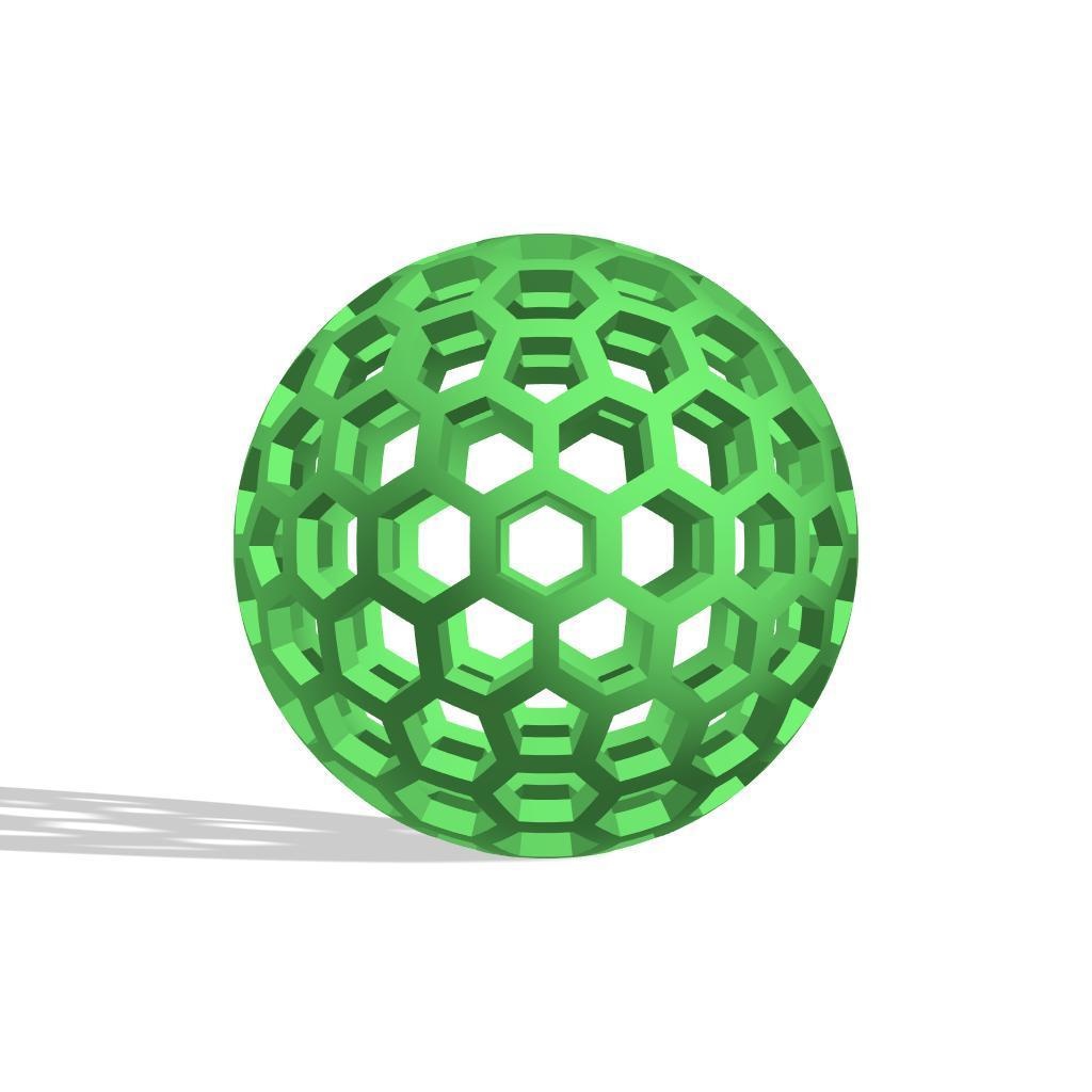 ハニカム構造の球体