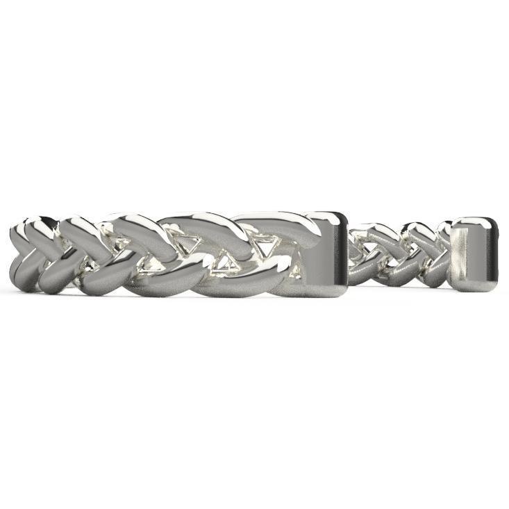 三つ編みブレスレット 円柱タイプ