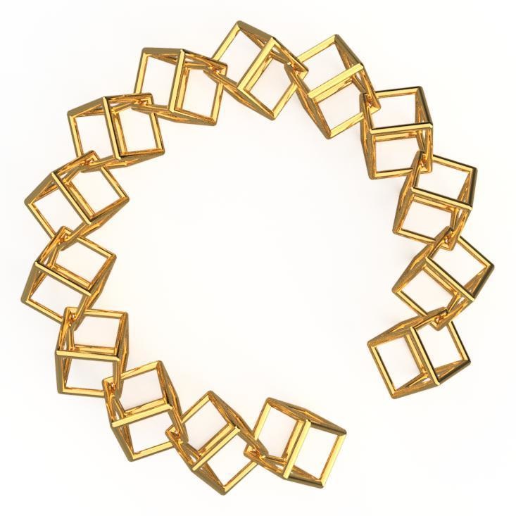 多面体鎖 正六面体