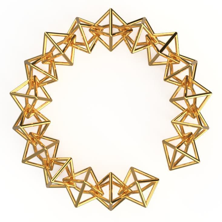 多面体鎖 正八面体