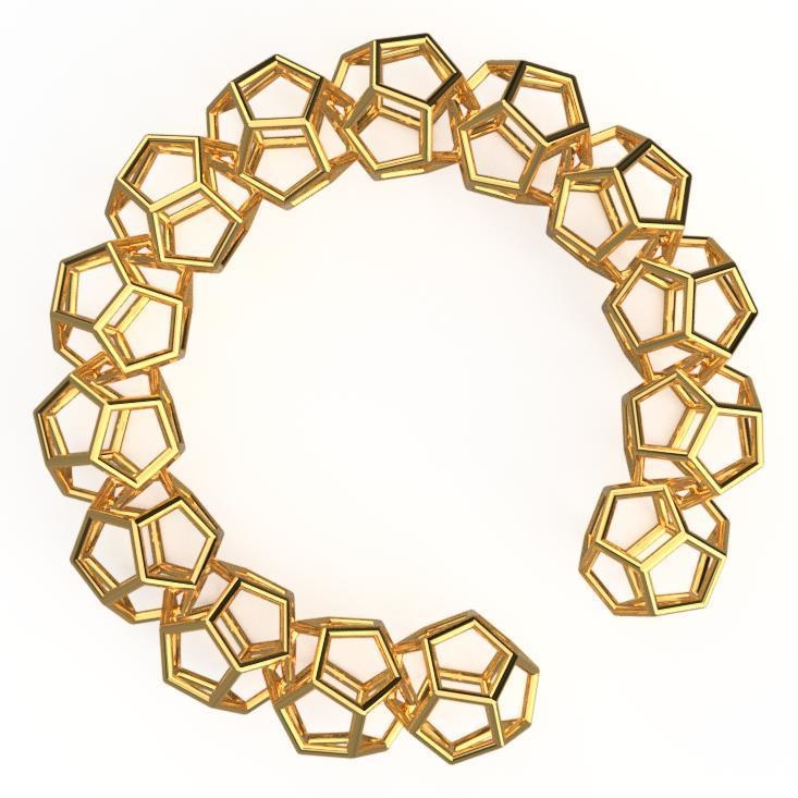 多面体鎖 正十二面体