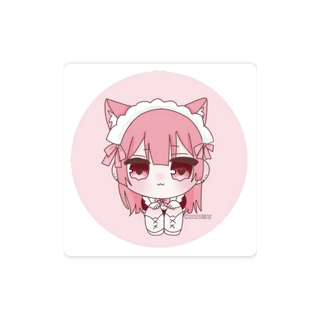 かわいい!ねこみみスマホステッカー