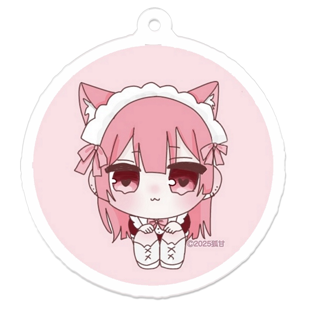 かわいいネコミミさんのキーホルダー