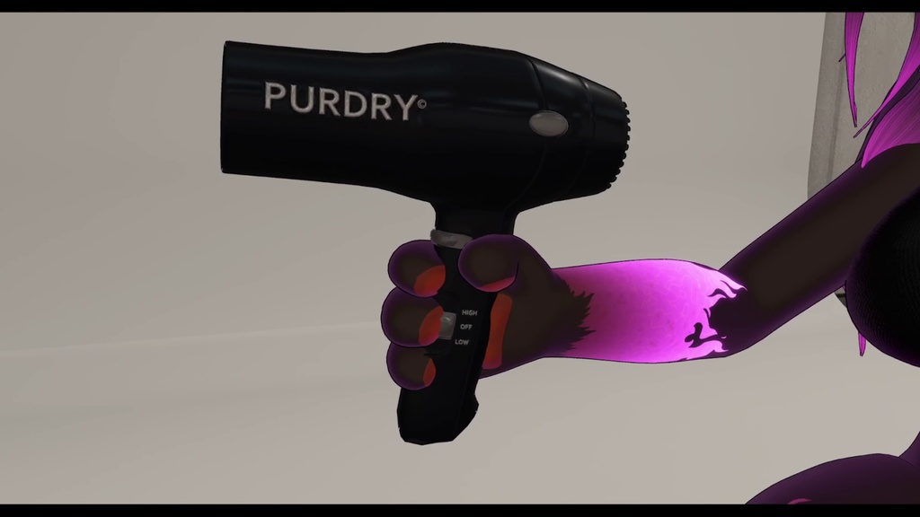 Hair Dryer | For VRChat Avatars