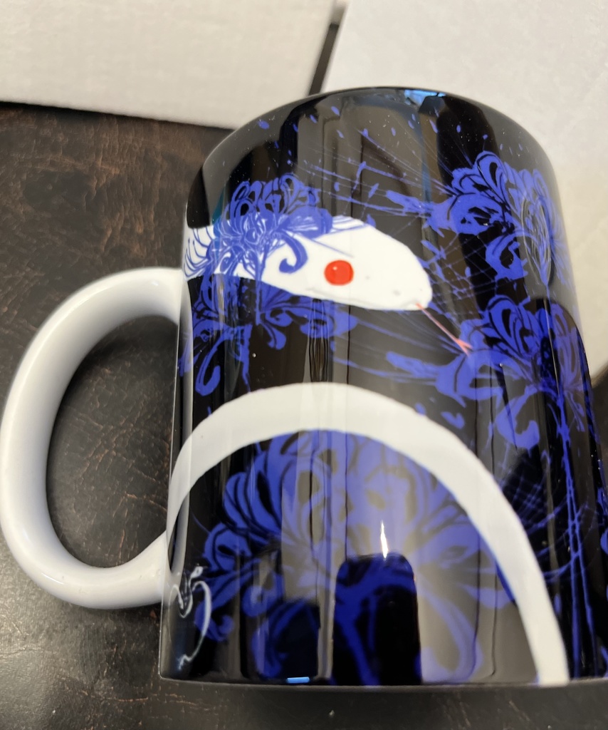 【彗星】彼岸花白蛇マグカップ