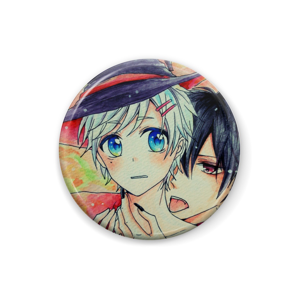 キリト&咲夜缶バッジ