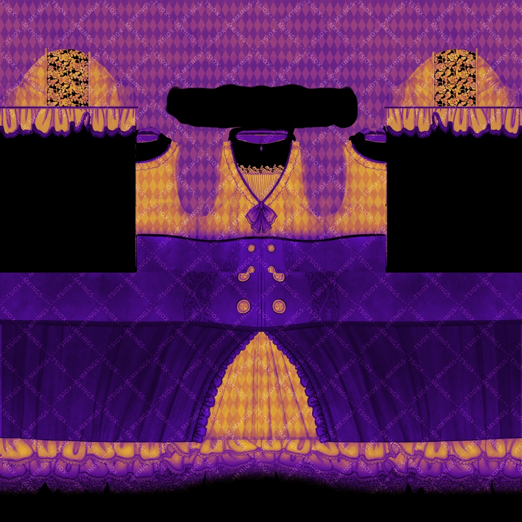 Vroid用 ハロウィン ワンピース Tsiox Booth