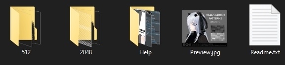 【無料】透明なパターン【VRoid】【Free】