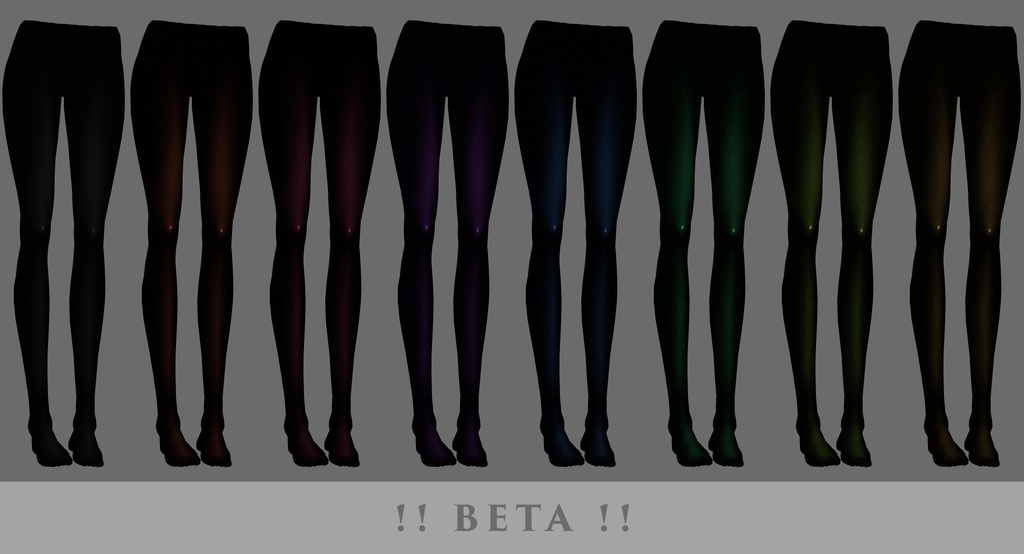 【VRoid / 無料版あり】ストッキング【47 Stockings】