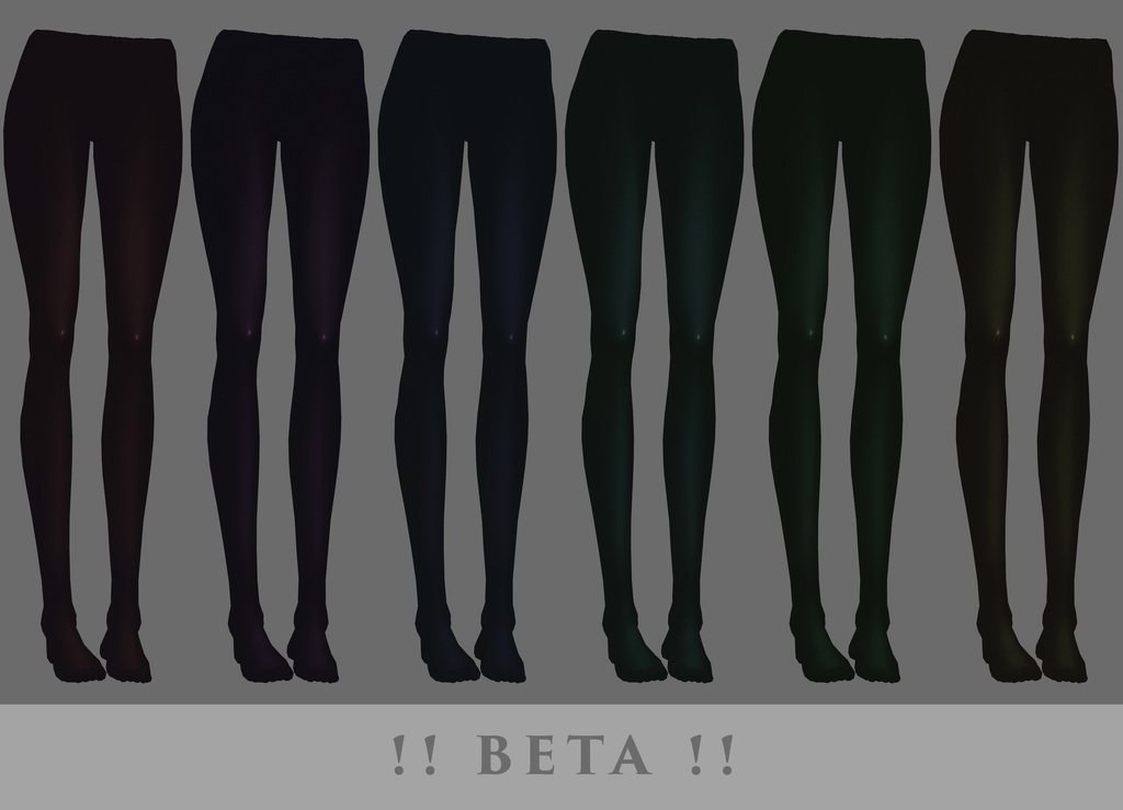 【VRoid / 無料版あり】ストッキング【47 Stockings】