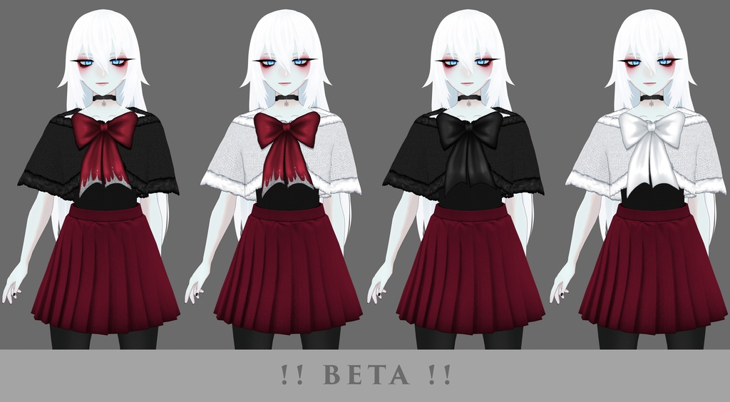 【VRoid】クリスマスドレス【16 COLORS】