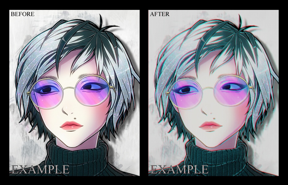 CRT / LED エフェクト - デフォルト版