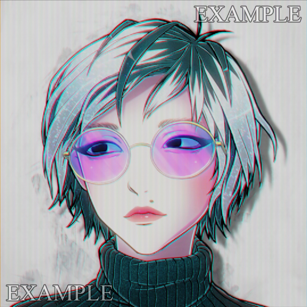 CRT / LED エフェクト - デフォルト版