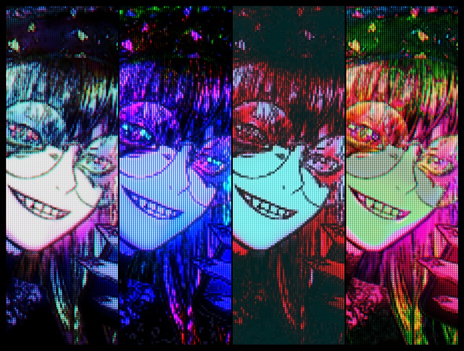 CRT / LED エフェクト - ホラー版