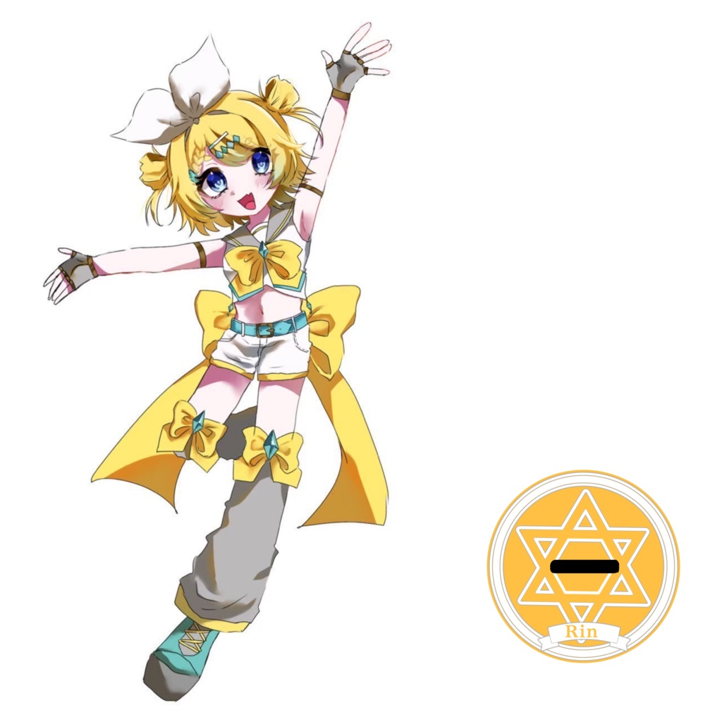 魔法少女ネギ連合 鏡音リン アクリルスタンド