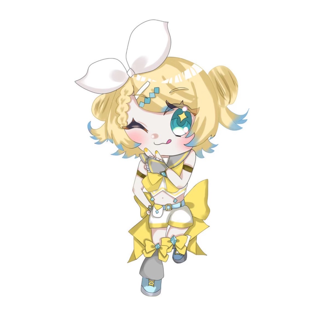 魔法少女ネギ連合 鏡音リン アクリルキーホルダー