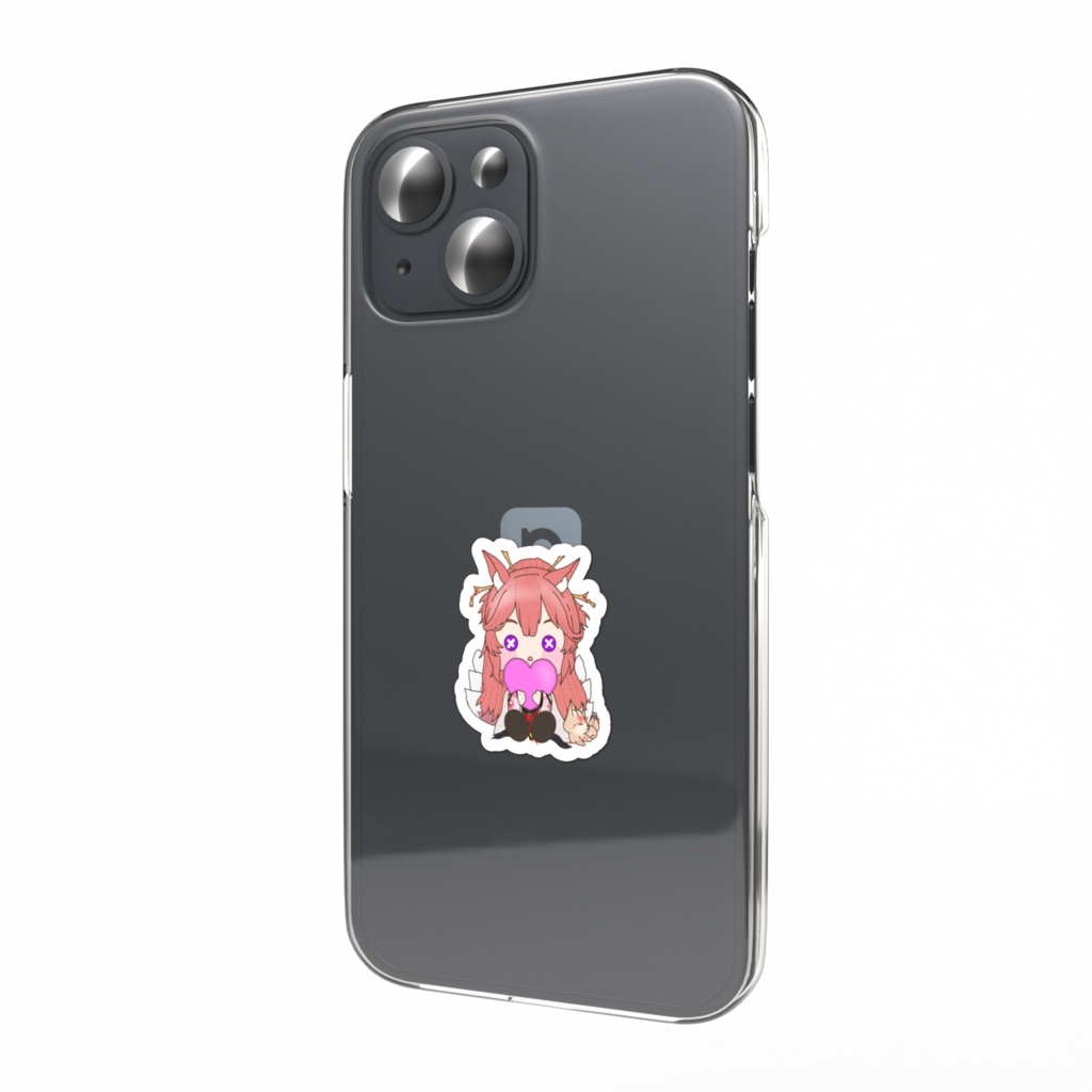 ぬい風キャラ、スマホステッカー