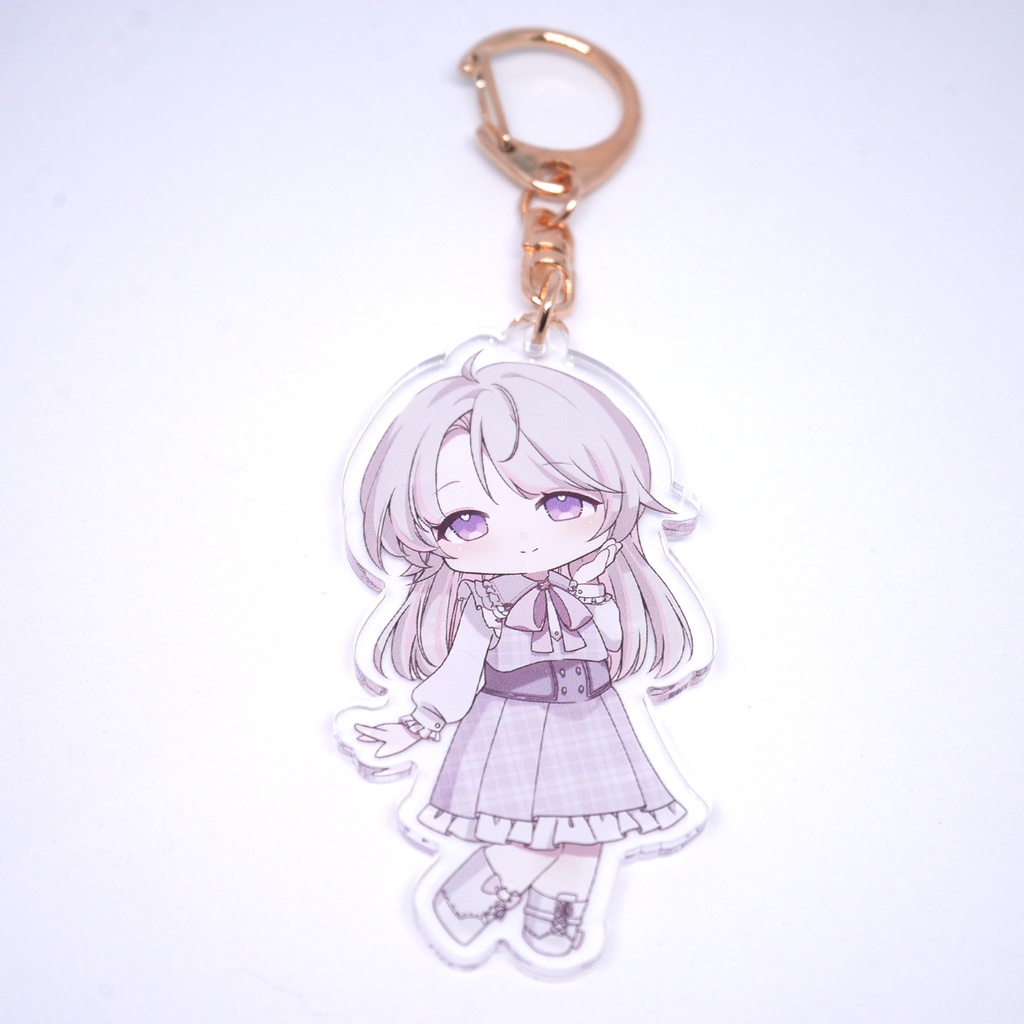 大紬にゃんミニキャラアクリルキーホルダー