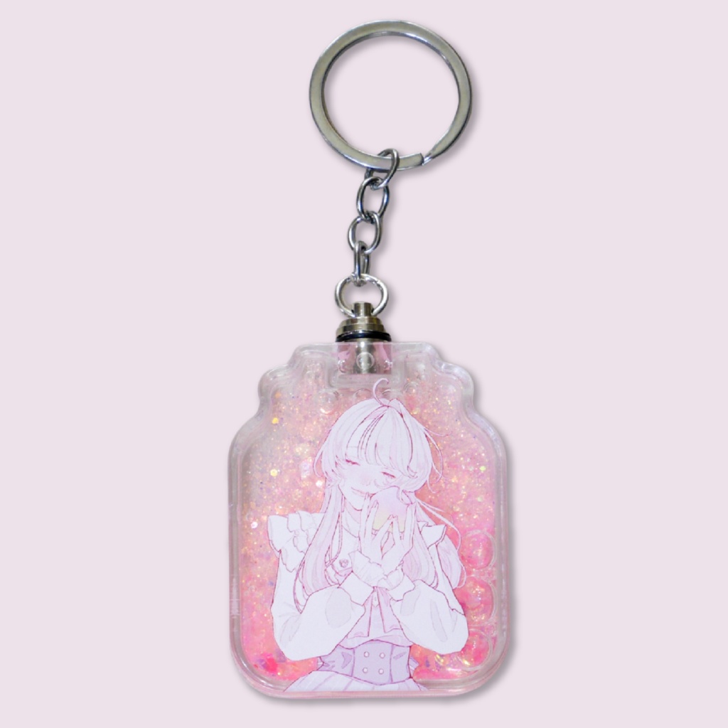 【大紬にゃん生誕グッズ2026】LEDグリッターアクキー