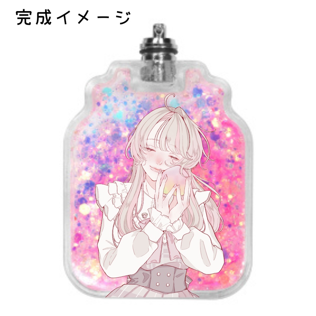 【大紬にゃん生誕グッズ2026】LEDグリッターアクキー