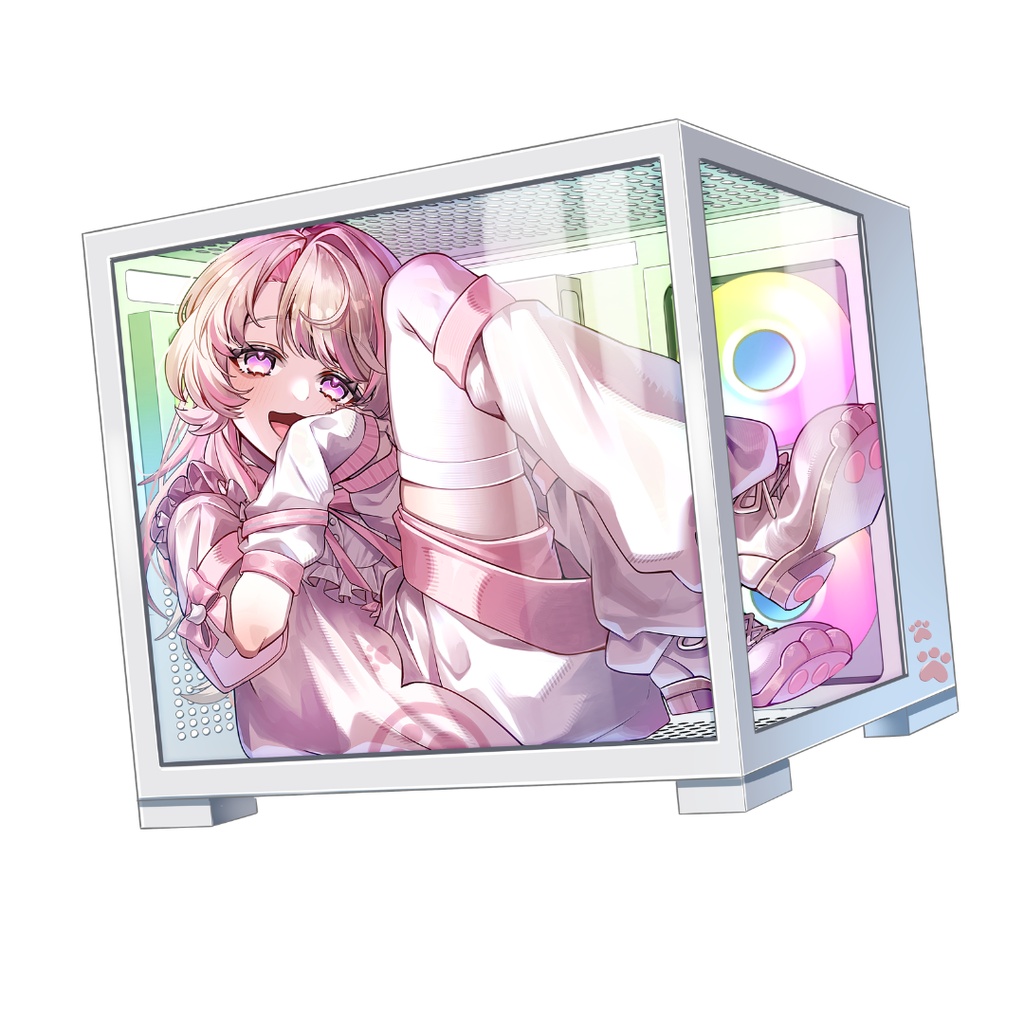 【受注販売】PC閉じ込めアクリルキーホルダー