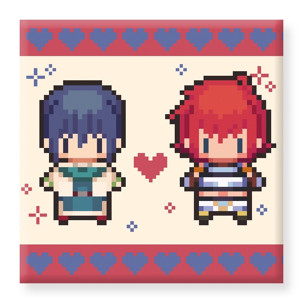 キルリ　スクエア缶バッジ