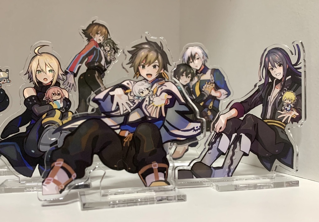 主人公受けアンソロ表紙絵アクスタ