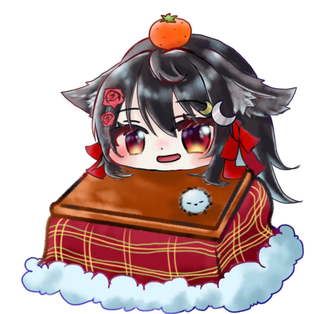 寒い冬もいっしょに過ごしたいおこたぷちるふキーホルダー