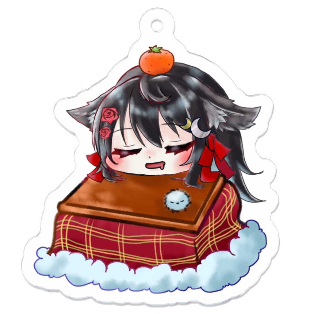 寒い冬もいっしょに過ごしたいおこたぷちるふキーホルダー