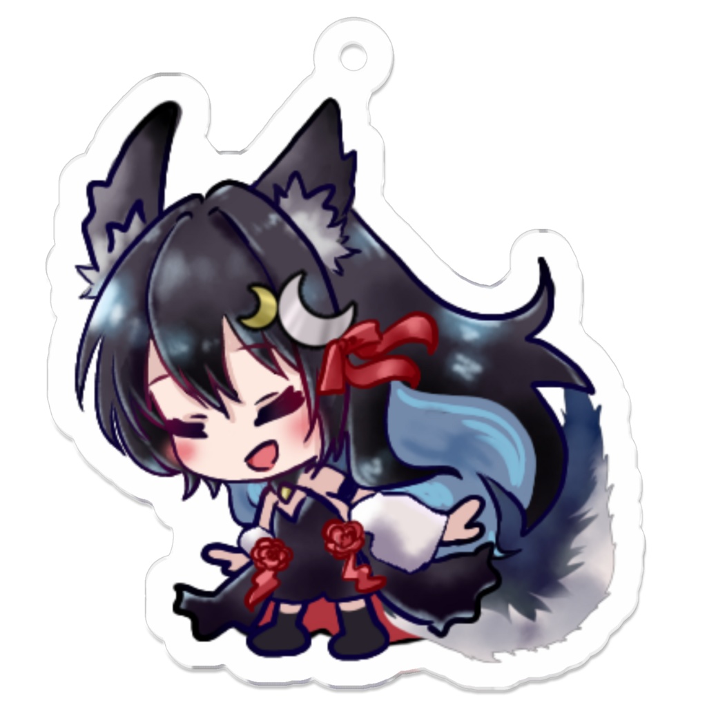 いつもありがとう！おじぎ(なで待ちポーズではない！)ぷちるふキーホルダー