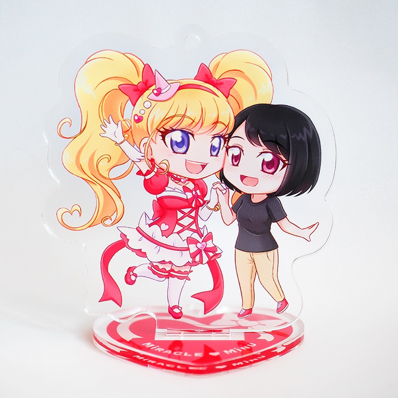 【クリックポスト】ミラみぬ結婚アンソロ&台座付きアクキーセット