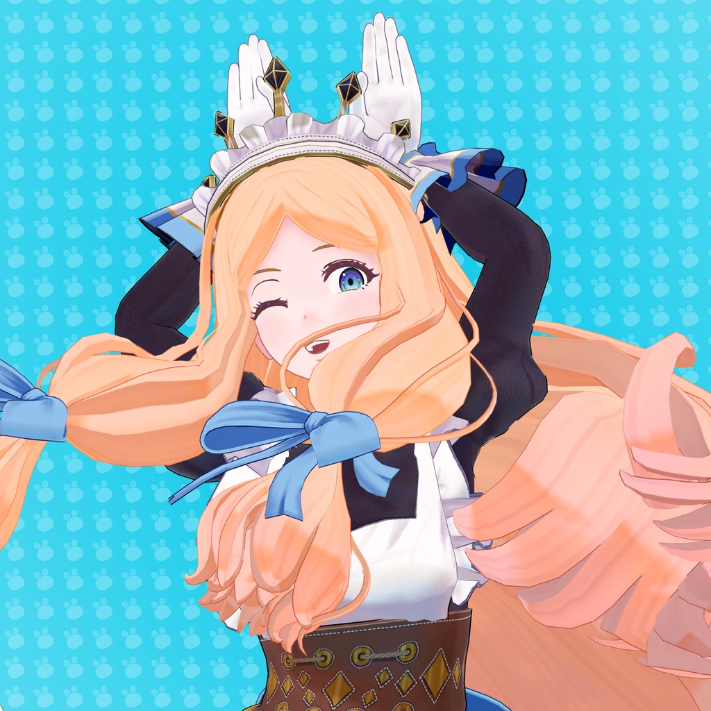 【メイドプリンセス:クーヘンシア】オリジナル3Dアバター