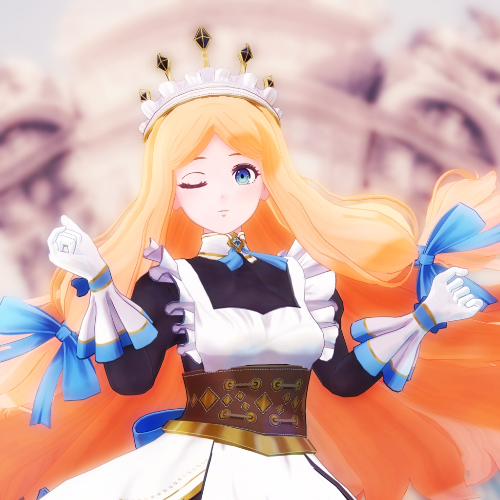 【メイドプリンセス:クーヘンシア】オリジナル3Dアバター