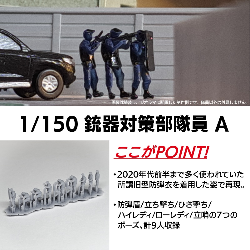 【1/150】 銃器対策部隊員 A キット
