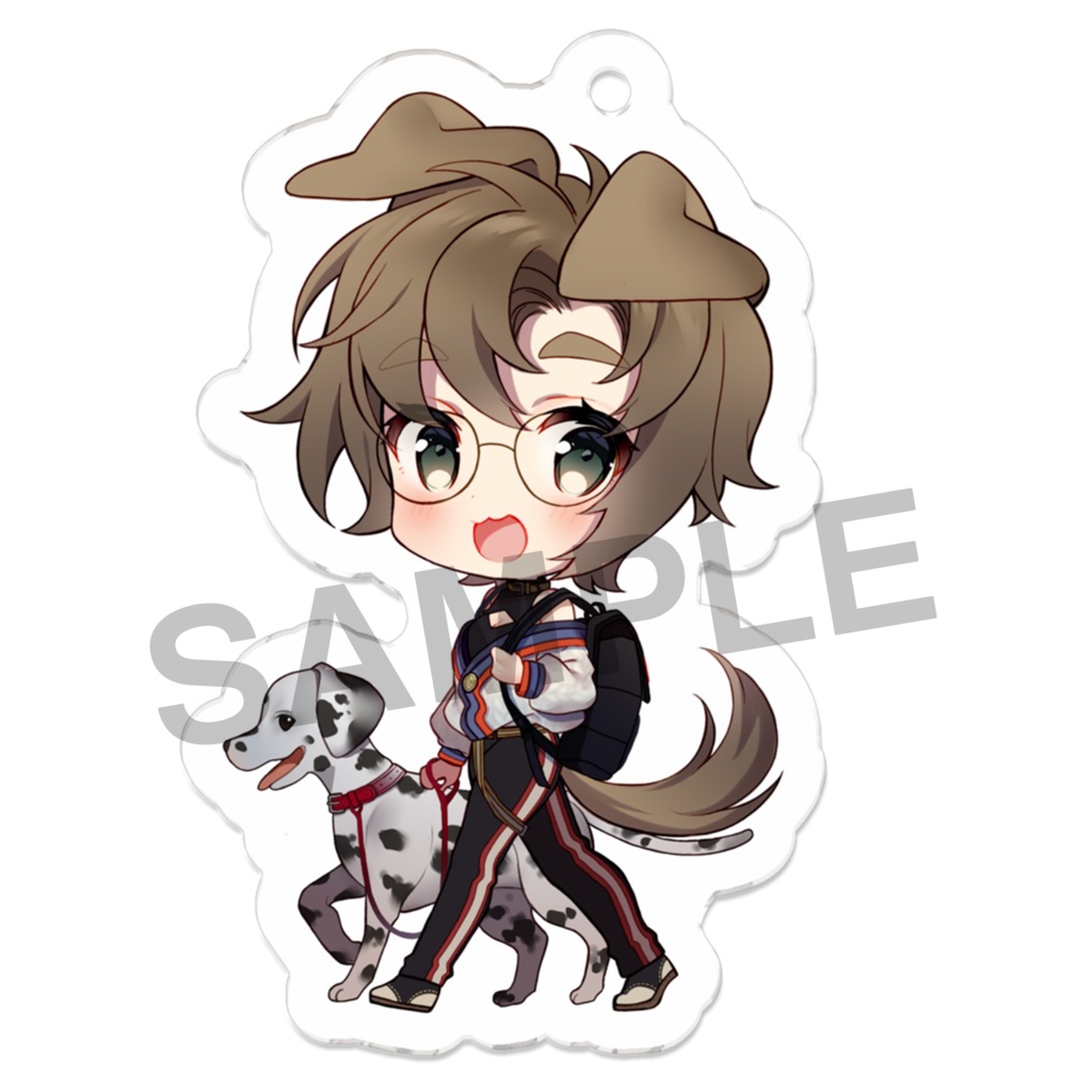 【公式】河地りんSDアクリルキーホルダー