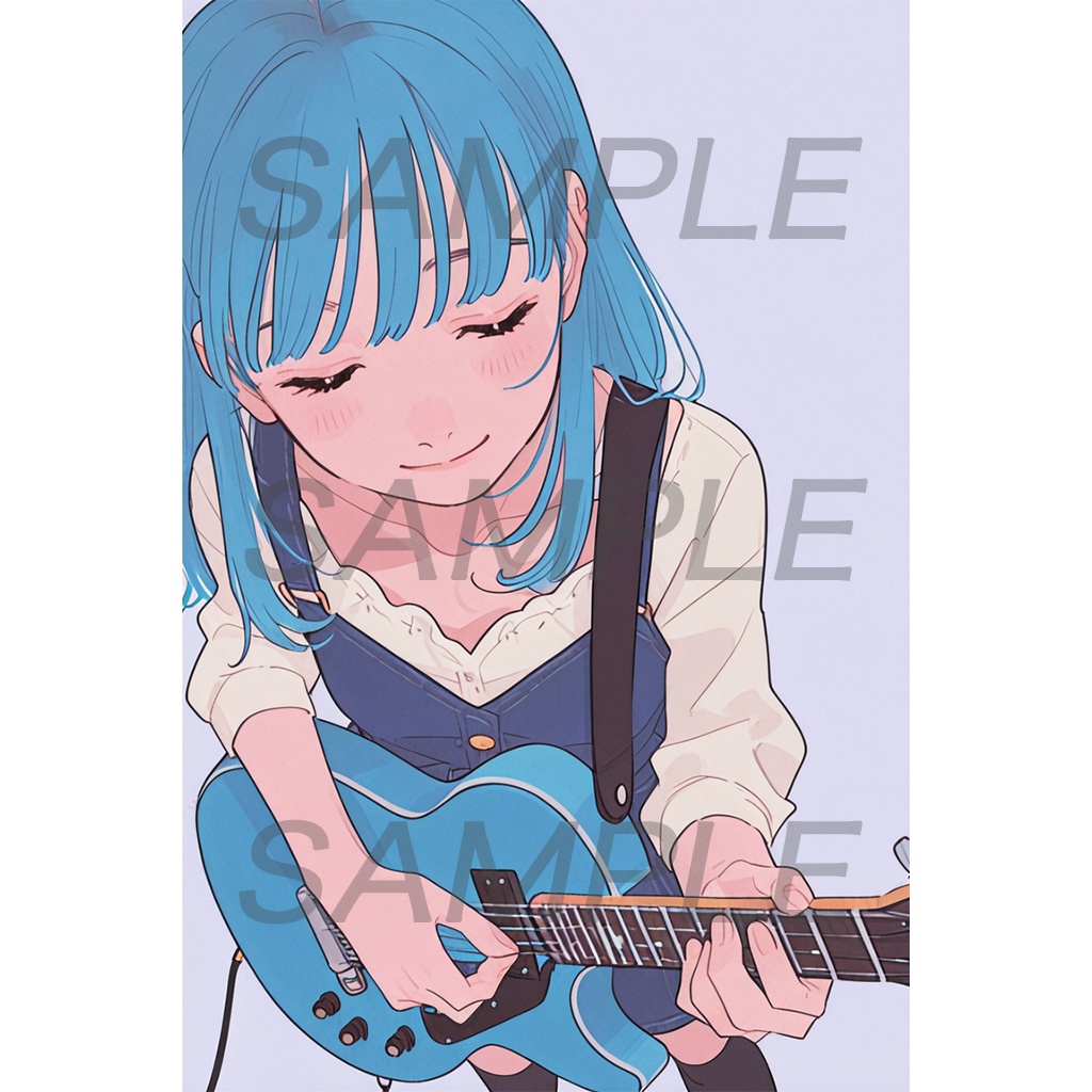 【アイコン/壁紙】ギター女子 No.10