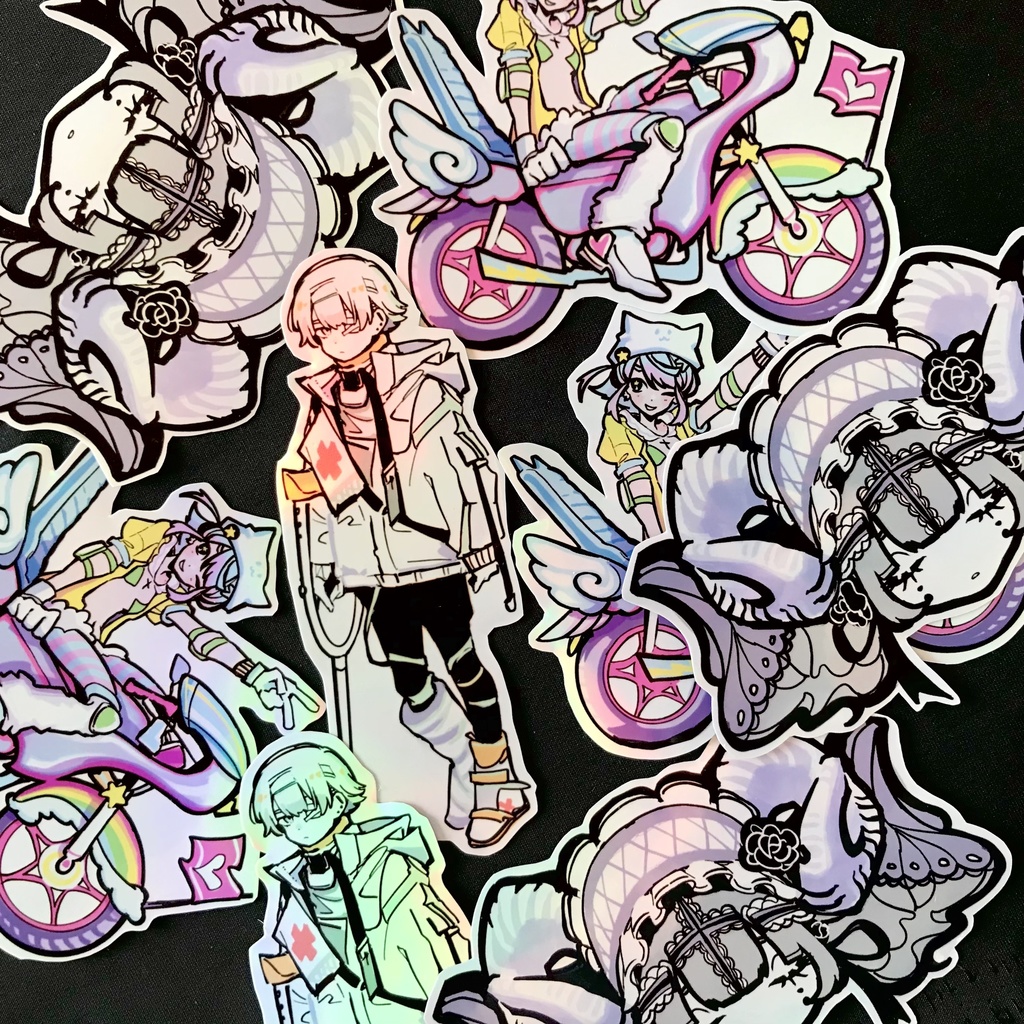 ホログラムステッカー3種