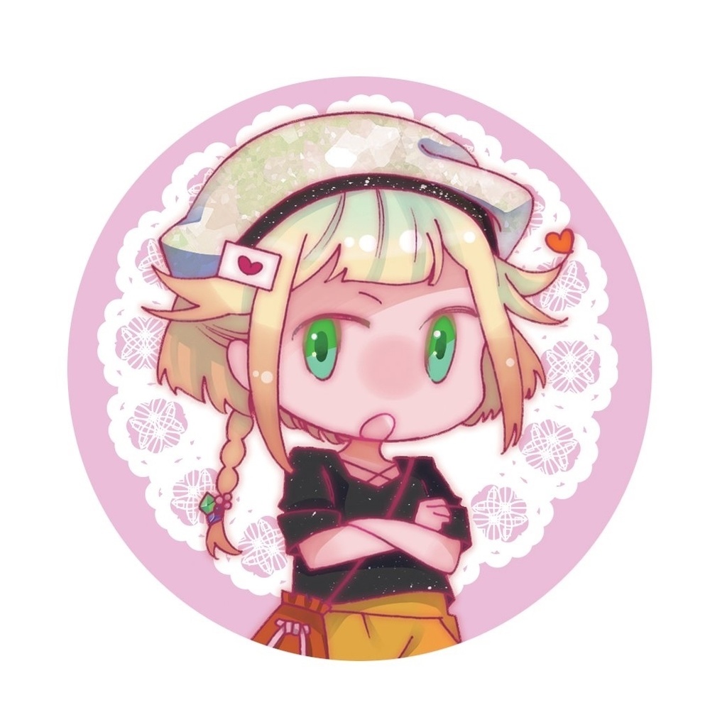 Dear ARIA レース柄缶バッジ