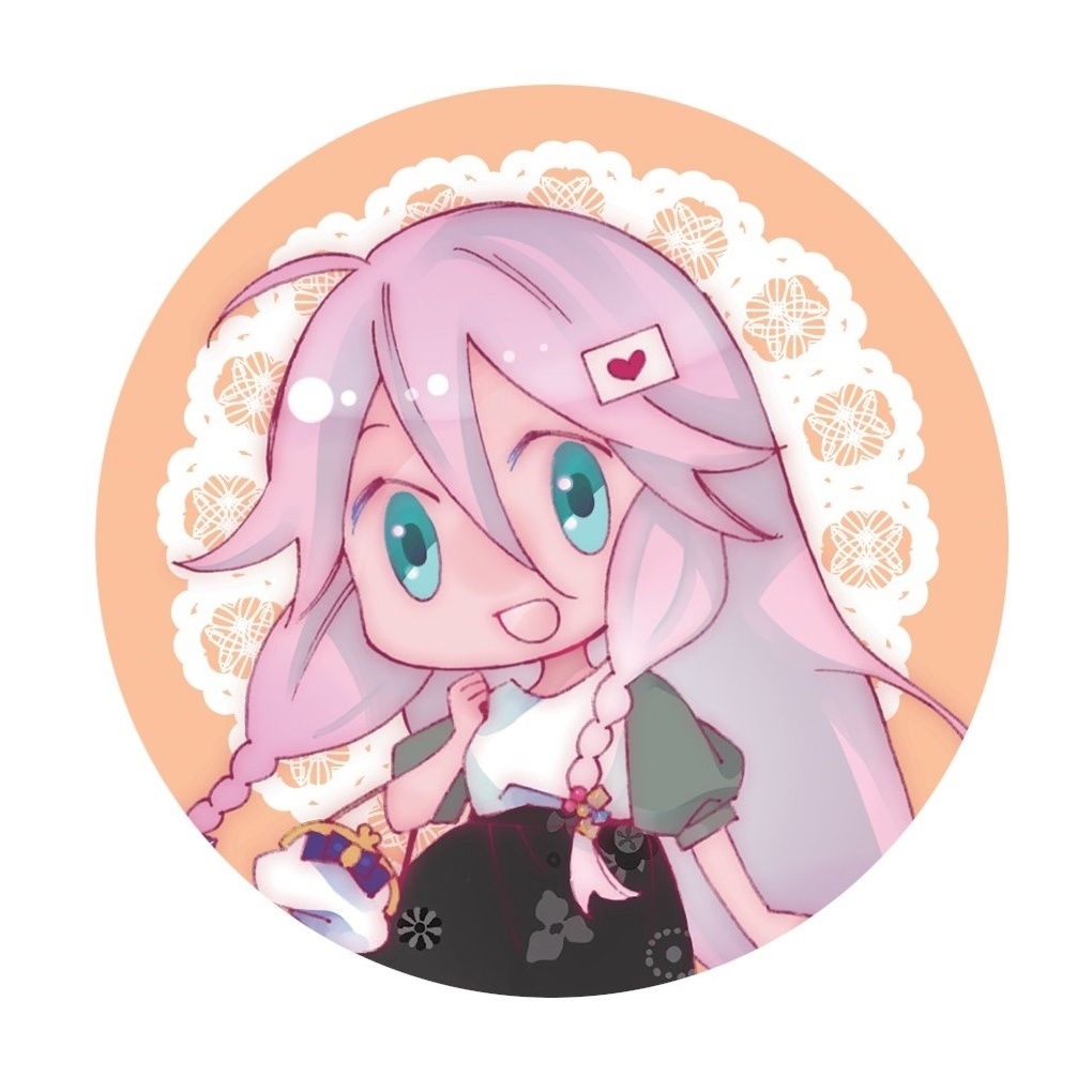 Dear ARIA レース柄缶バッジ