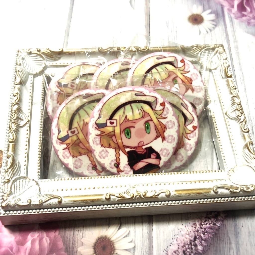 Dear ARIA レース柄缶バッジ