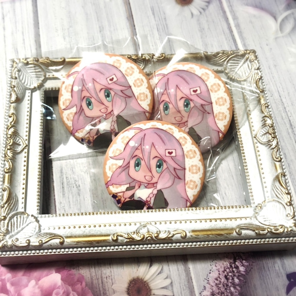 Dear ARIA レース柄缶バッジ