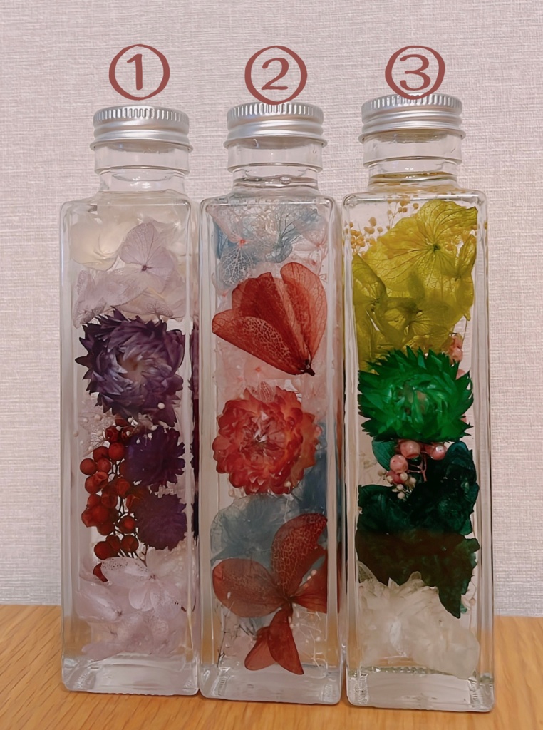 キャラクターイメージハーバリウム【ガイノイド組】