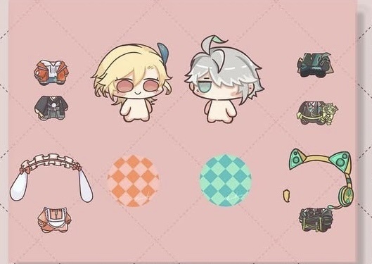 着替えカーヴェ/アルハイゼンアクスタ