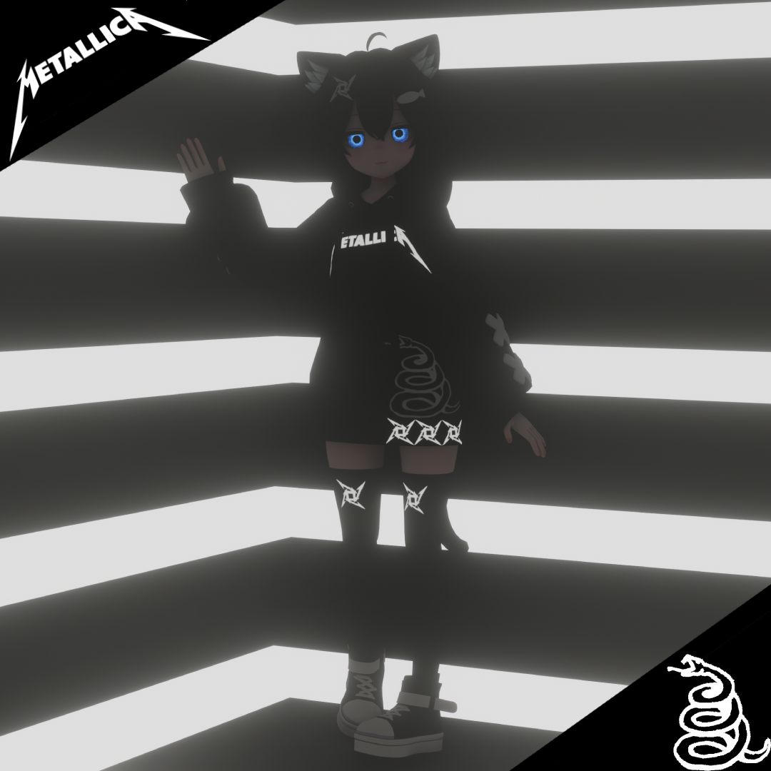 Metallica Rusk Texture and Hairpin