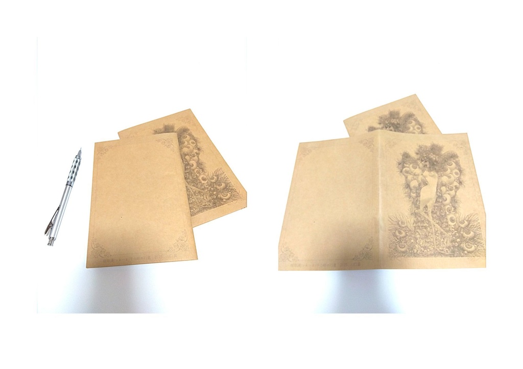 【B6サイズ】手製アートノート〈傀儡ノ王〉